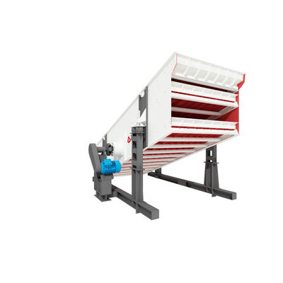 ساخت و ساز صفحه لرزش دایره ای 30KW قدرت موتور با 120 اندازه تغذیه