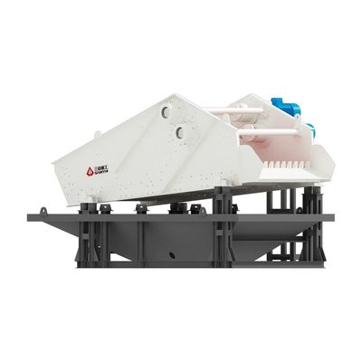 130m3/h ظرفیت پردازش تخلیه آب صفحه لرزش برای شستن سنگ شن