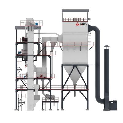 ساختمان شن و ماسه با برج یکپارچه 450KW برای تولید شن
